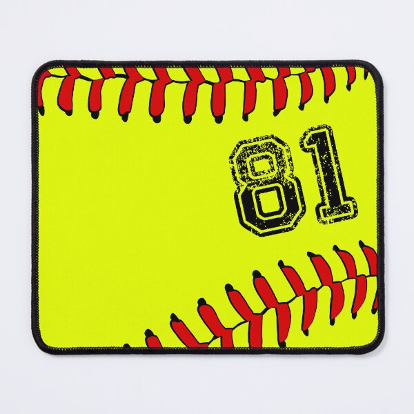 Item preview, Softball ball number 81, eighty one designed and sold by TheCultStuff.