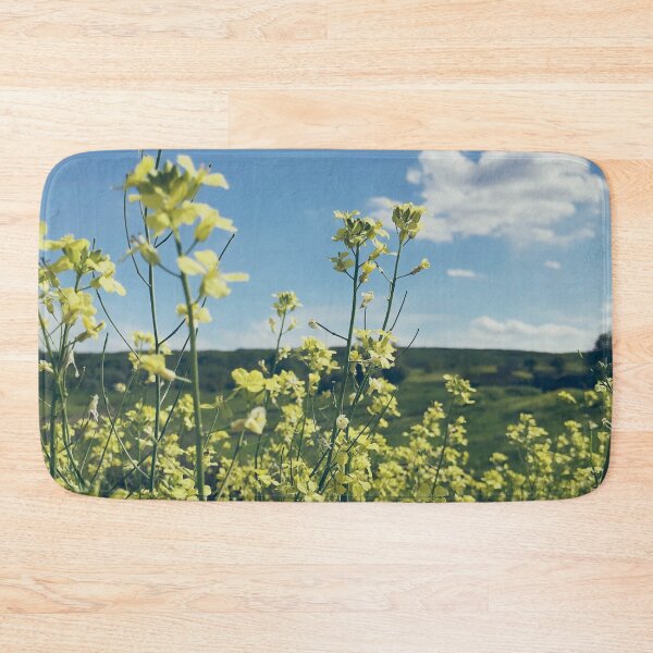 Item preview, Yellow rapeseed flowers in the field and a blue sky designed and sold by NicoletaDesigns.
