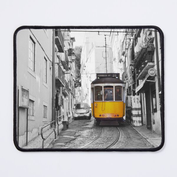 Item preview, The yellow tram of Lisbon designed and sold by CarolinaReina.