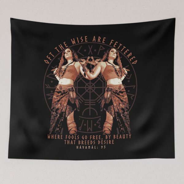 Item preview, Oft the Wise are Fettered, Norse Viking Proverb, Sagas, Viking Gift, Shield Maiden designed and sold by Proverbial Wisdom Design.