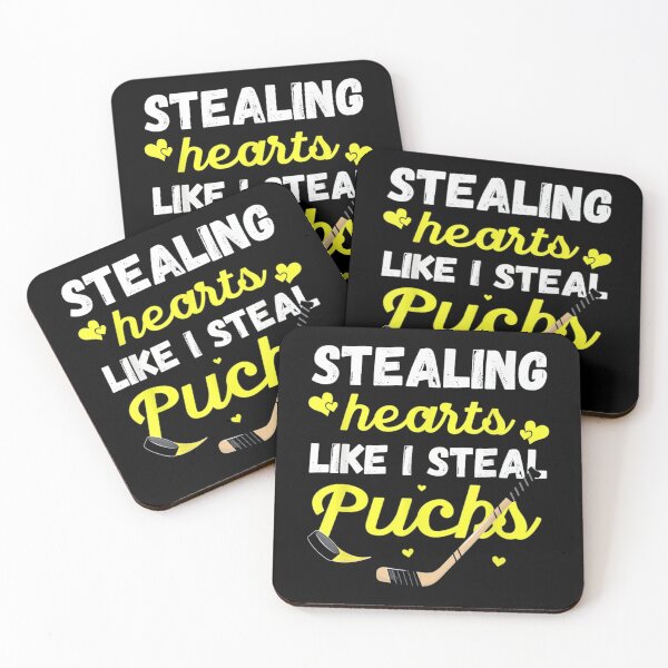 Item preview, I Steal Pucks Valentines Day Hockey designed and sold by melindadblacks.