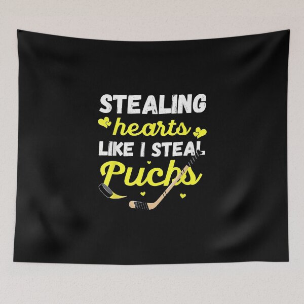 Item preview, I Steal Pucks Valentines Day Hockey designed and sold by melindadblacks.