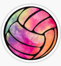 Volleyball-Aquarell Sticker