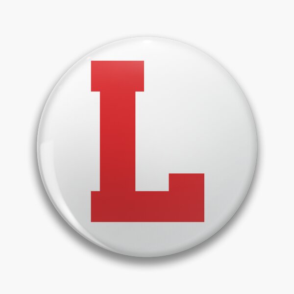 Item preview, Alphabet, Red L, Sports letter L designed and sold by TheCultStuff.