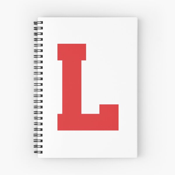 Item preview, Alphabet, Red L, Sports letter L designed and sold by TheCultStuff.