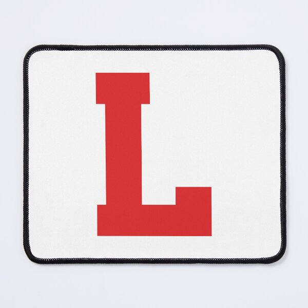 Item preview, Alphabet, Red L, Sports letter L designed and sold by TheCultStuff.