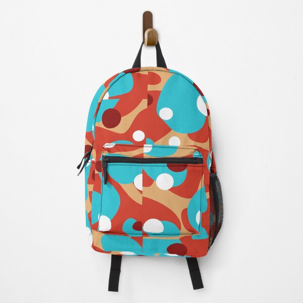Item preview, blue and red abstract art pattern designed and sold by achintha prabash.