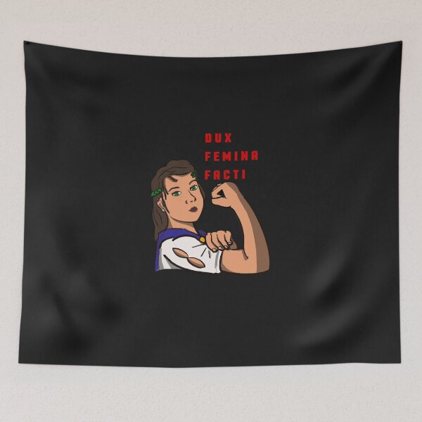 Item preview, Dux Femina Facti Pegatina designed and sold by ElizabeGroth.