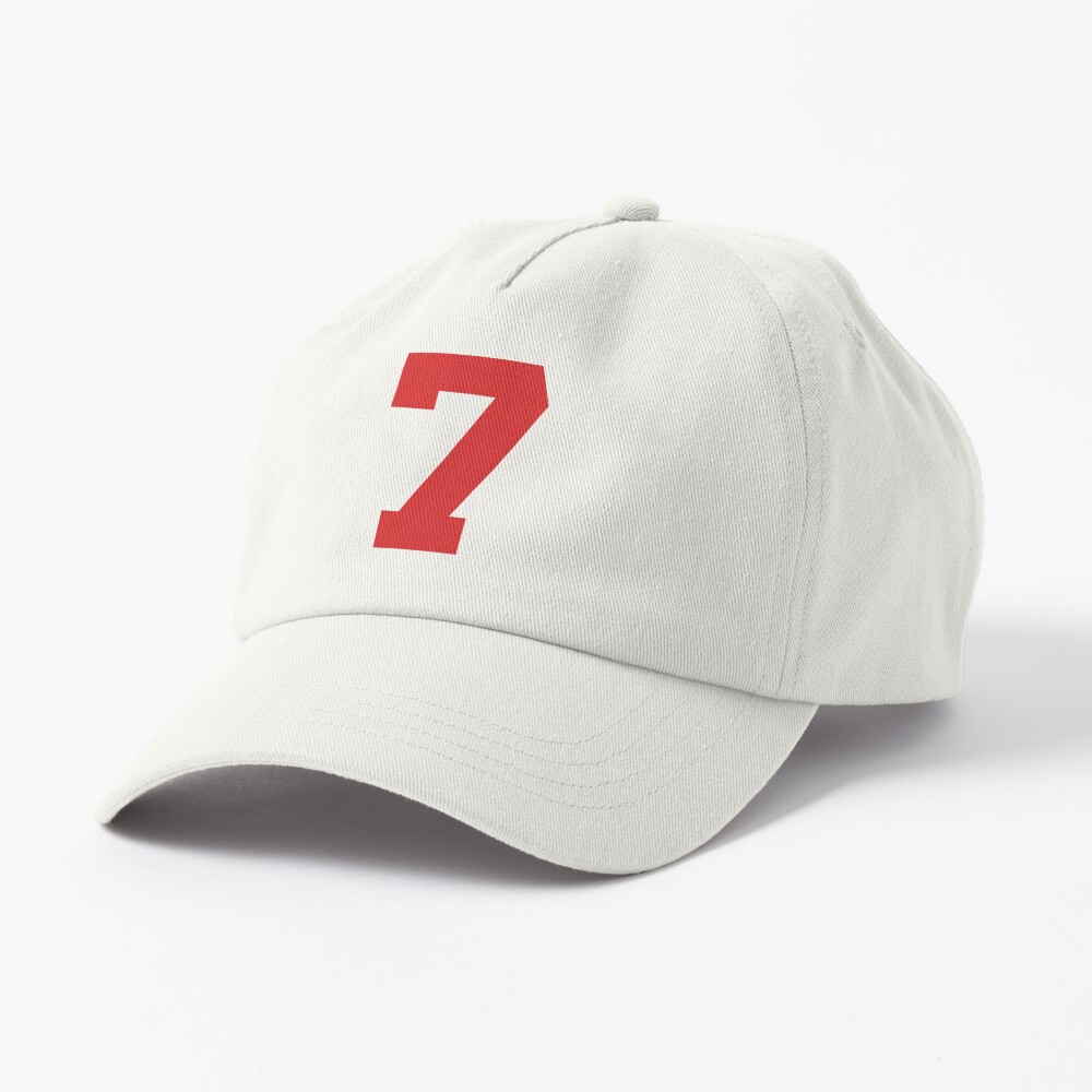 Number 7, Red seven, Sports number 7 Number 7, Red seven, Sports number 7