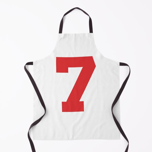 Item preview, Number 7, Red seven, Sports number 7 designed and sold by TheCultStuff.