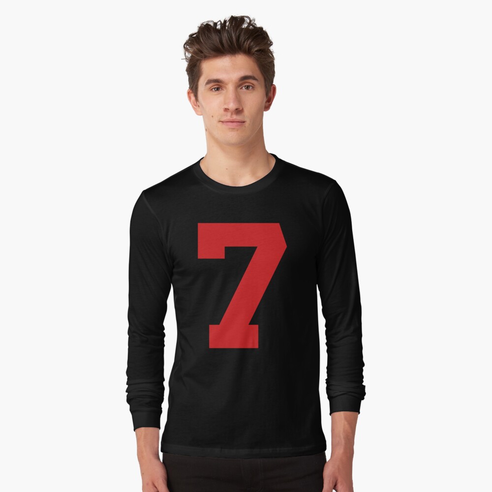 Number 7, Red seven, Sports number 7