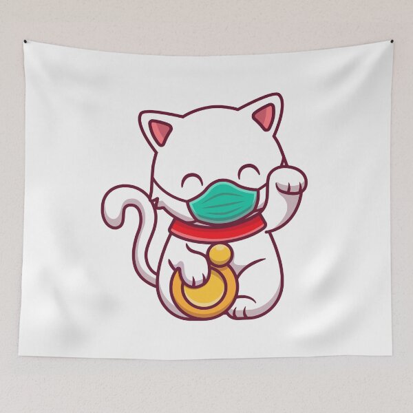 Item preview, Ailurophiles Lucky cat maneki neko Cat Lover Ailurophile : Japanese Cat designed and sold by akiotatsuo.