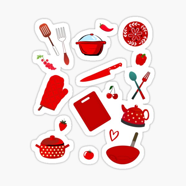 Kitchen Equipment Stickers for Sale