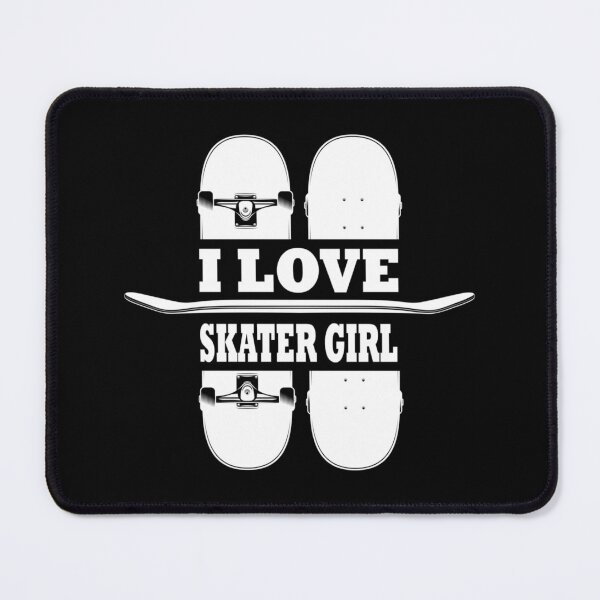 Item preview, I Love Skater Girl Cool Vintage Skater Lovers Great Gift Sticker designed and sold by mercedesfr47.