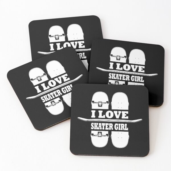 Item preview, I Love Skater Girl Cool Vintage Skater Lovers Great Gift Sticker designed and sold by mercedesfr47.