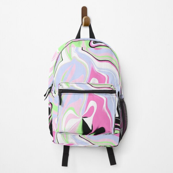 Item preview, Abstract Pastel Pink, Blue and Green Liquid Art  designed and sold by quinellie.