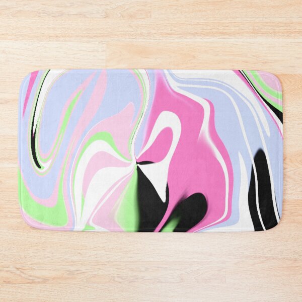 Item preview, Abstract Pastel Pink, Blue and Green Liquid Art  designed and sold by quinellie.