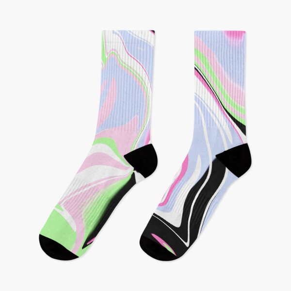 Item preview, Abstract Pastel Pink, Blue and Green Liquid Art  designed and sold by quinellie.
