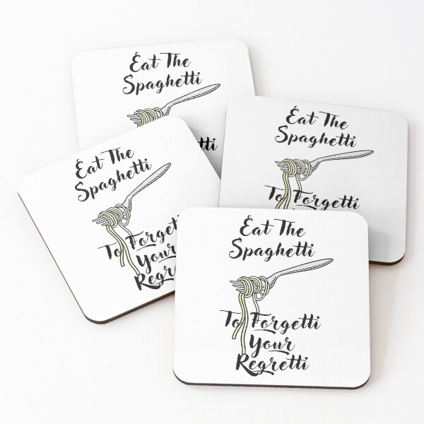 Item preview, Eat The Spaghetti To Forgetti Your Regretti designed and sold by TopMerchz.