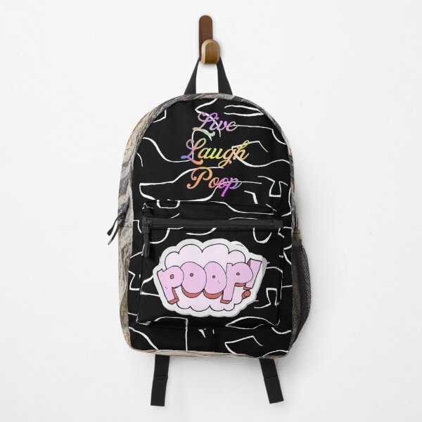 Item preview, Live Laugh Poop - Colorful Stylish Typography | Funny Humor Memes designed and sold by Delandor.