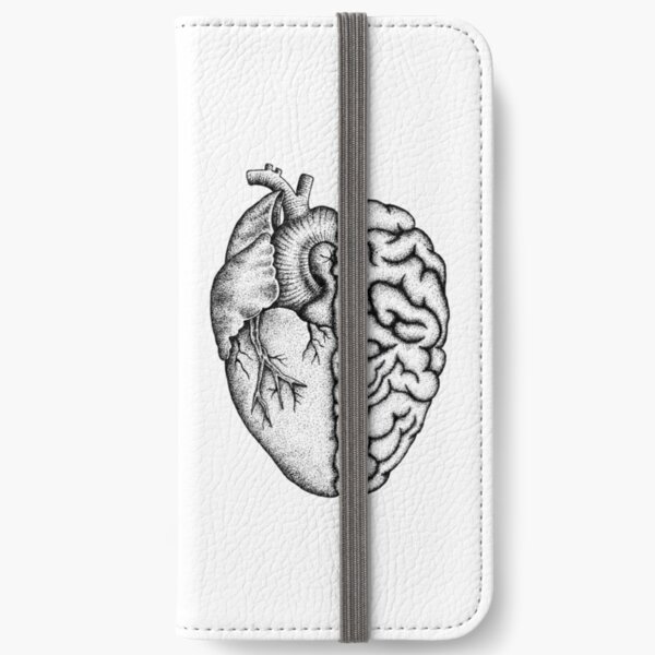Heart and Brain iPhone Wallet