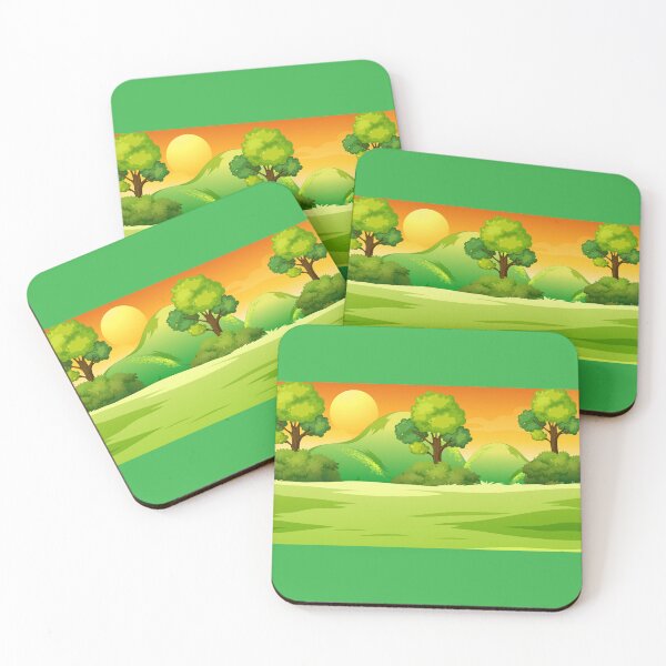 Item preview, Blank Meadow Landscape scene at sunset designed and sold by shoping11228.