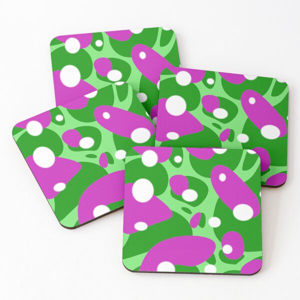 Item preview, green and purple abstract art pattern designed and sold by achintha prabash.