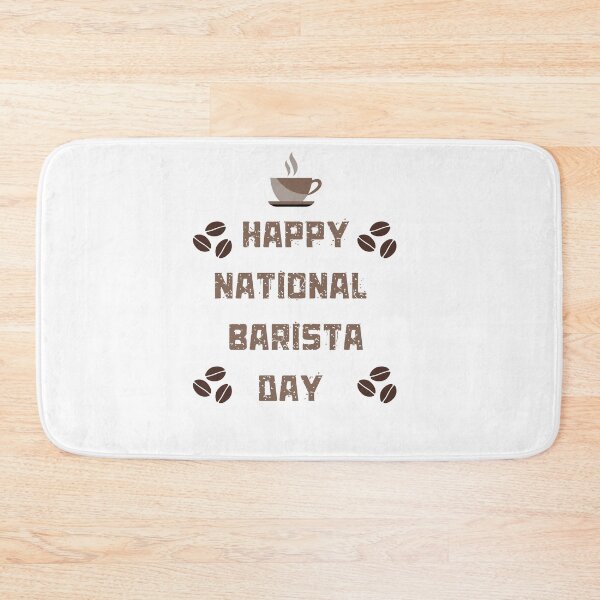 Item preview, Happy national barista day designed and sold by TheJojoman.