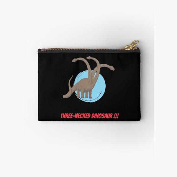 Item preview, Three-necked dinosaur, in blue circle (black background) designed and sold by CosmicStory.