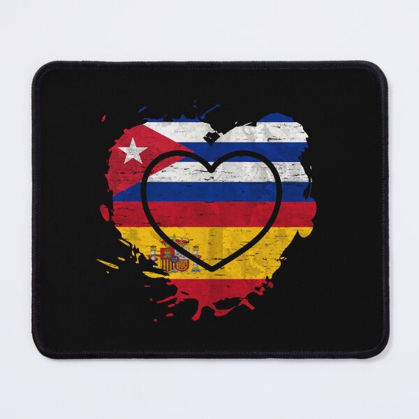 Item preview, Spain Cuba Heart designed and sold by Dubbra.