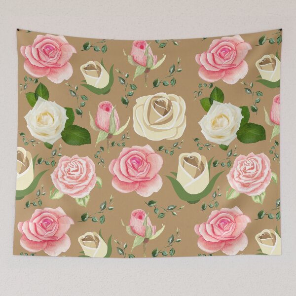Item preview, Pink and White Roses  designed and sold by RedSparkle.