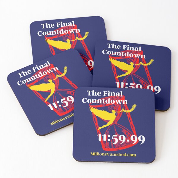 The Final Countdown - Christian  Coasters (Set of 4)