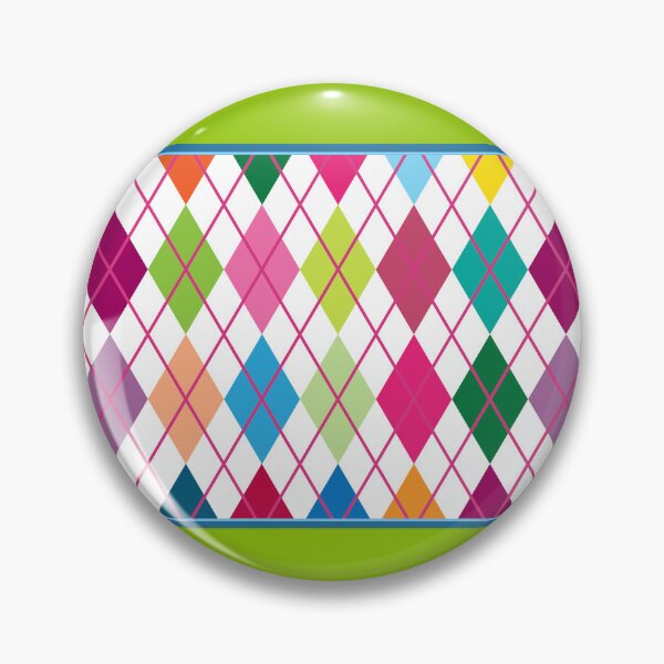 Artikelvorschau, Argyle Muster Druck Gold Aqua Blau Weiß Grün Limette Pflaume Blaugrün Vintage Retro Atomzeitalter Mid Mod Golf Punk entworfen und verkauft von Shayna Westfall.