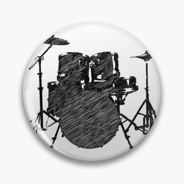 Item preview, Black drawing drum kit designed and sold by WuZe.
