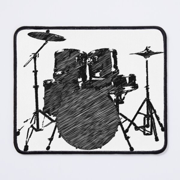 Item preview, Black drawing drum kit designed and sold by WuZe.