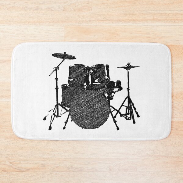 Item preview, Black drawing drum kit designed and sold by WuZe.