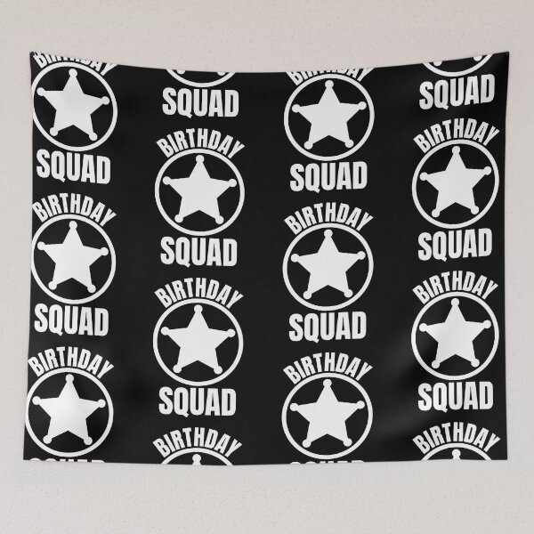 Item preview, Birthday Squad Funny BDay Cowboy Badge Official Party Crew Group designed and sold by GravitiTees.