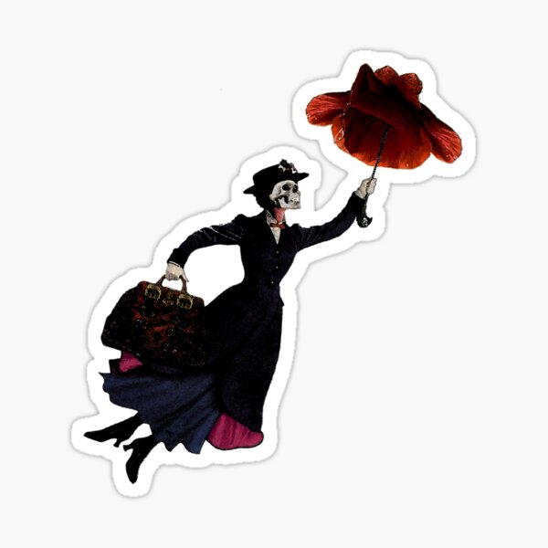 Brolly Poppy Sticker