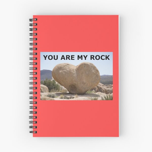 Item preview, You Are My Rock: you are my strength, my world, my everything. I love you. I need you. heart rock designed and sold by Becky Hunter.