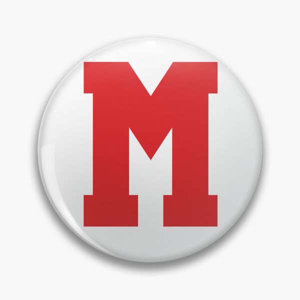 Item preview, Alphabet, Red M, Sports letter M designed and sold by TheCultStuff.