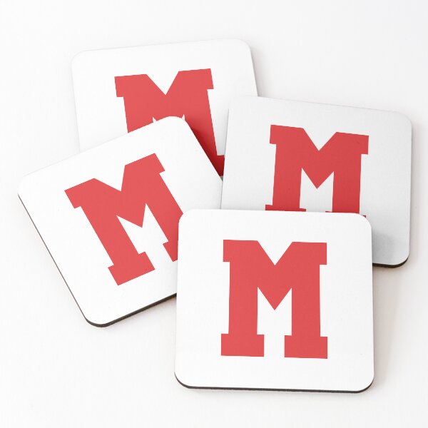 Item preview, Alphabet, Red M, Sports letter M designed and sold by TheCultStuff.