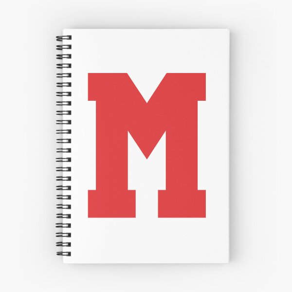 Item preview, Alphabet, Red M, Sports letter M designed and sold by TheCultStuff.