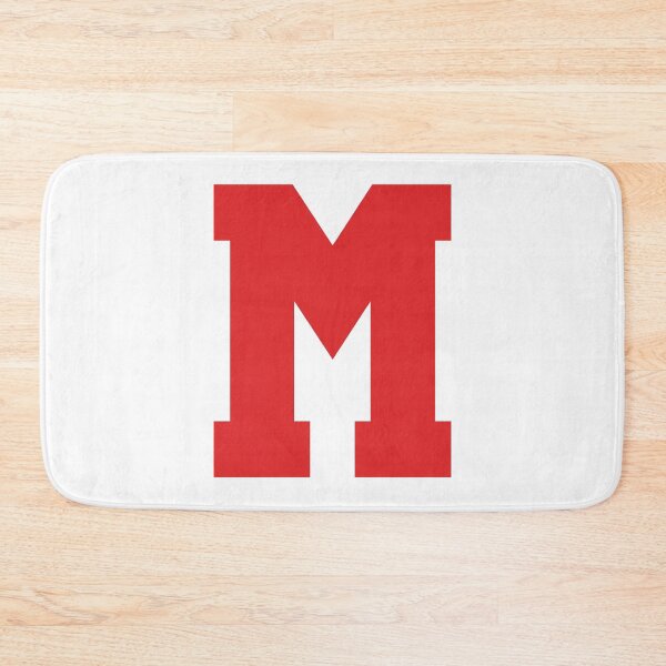 Item preview, Alphabet, Red M, Sports letter M designed and sold by TheCultStuff.
