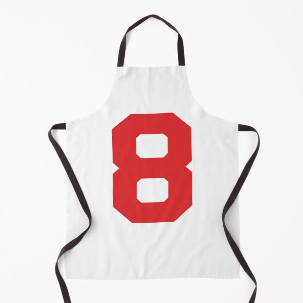 Item preview, Number 8, Red eight, Sports number 8 designed and sold by TheCultStuff.