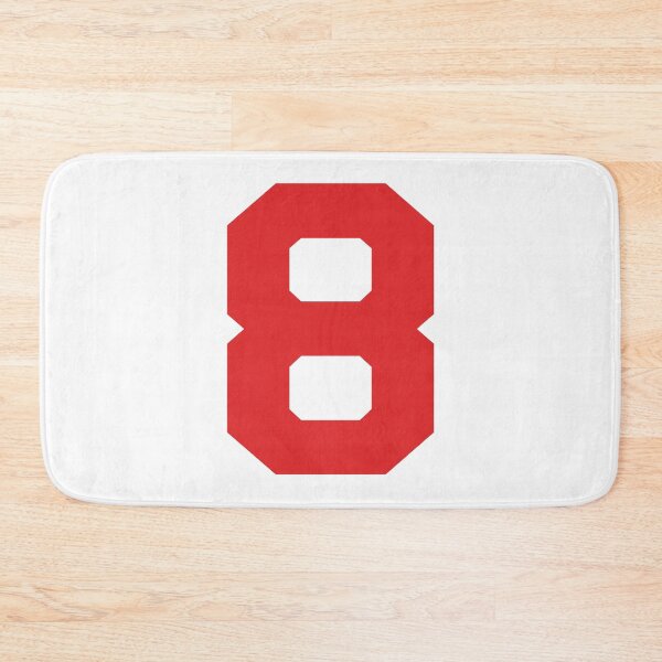 Item preview, Number 8, Red eight, Sports number 8 designed and sold by TheCultStuff.