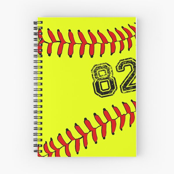 Item preview, Softball ball number 82, eighty two designed and sold by TheCultStuff.
