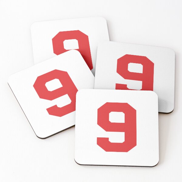 Item preview, Number 9, Red nine, Sports number 9 designed and sold by TheCultStuff.