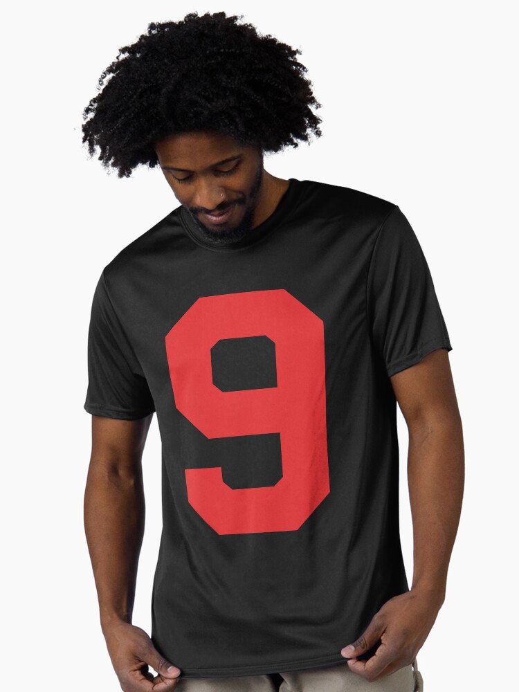 Number 9, Red nine, Sports number 9