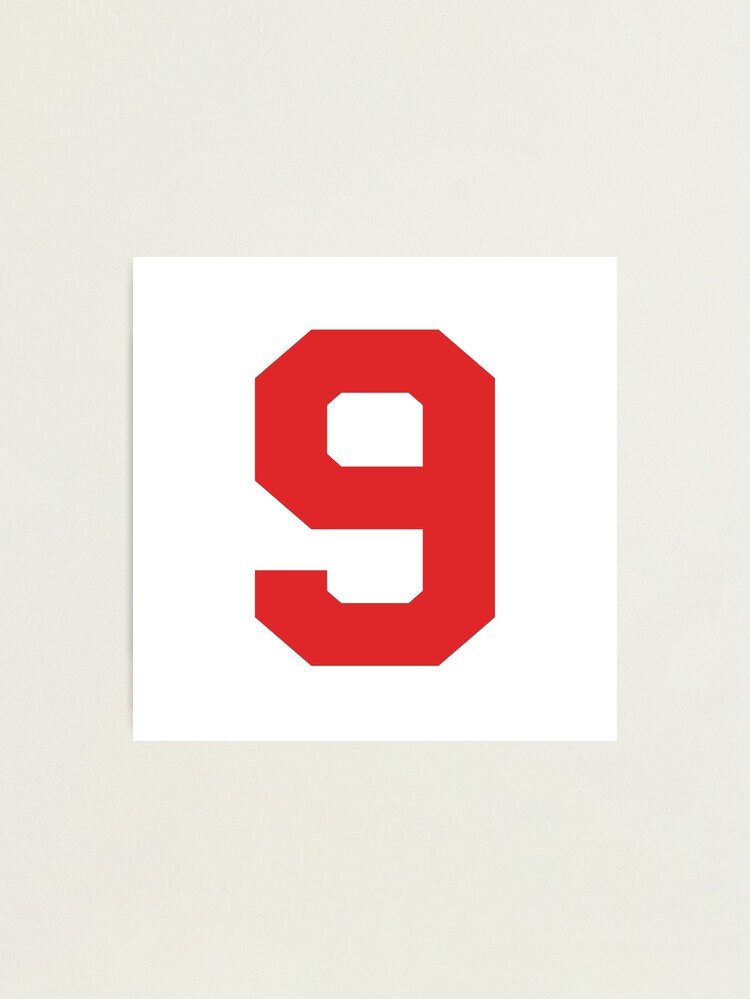 Number 9, Red nine, Sports number 9