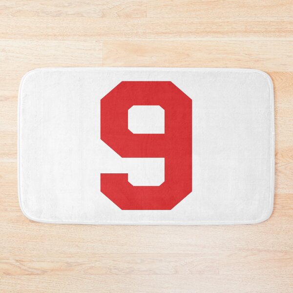 Item preview, Number 9, Red nine, Sports number 9 designed and sold by TheCultStuff.